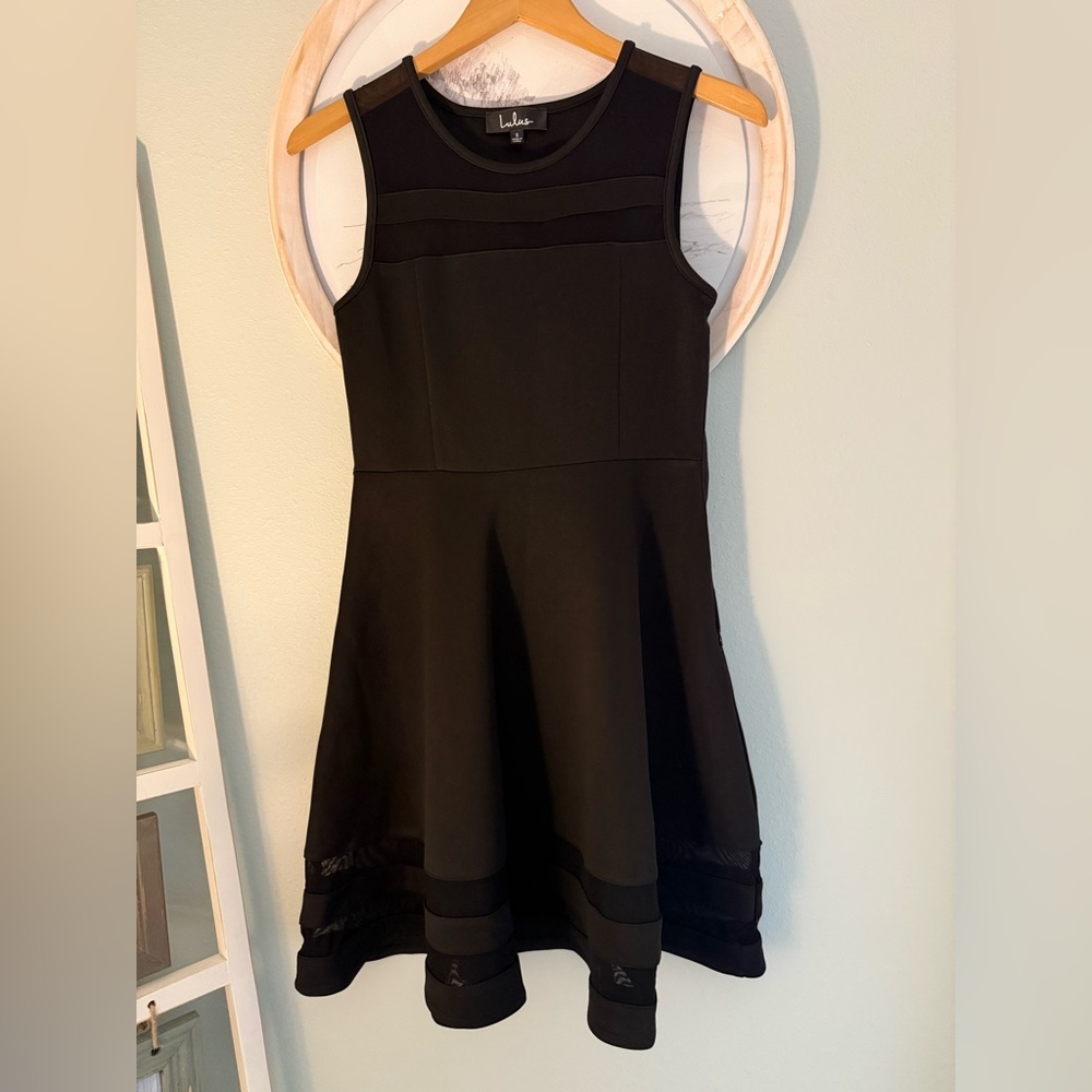 Lulu's Classic Black Kids Dress